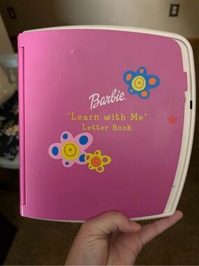 Barbie "Learn with Me" Pink Letter Book